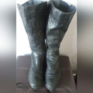 Women's Black Leather Boots